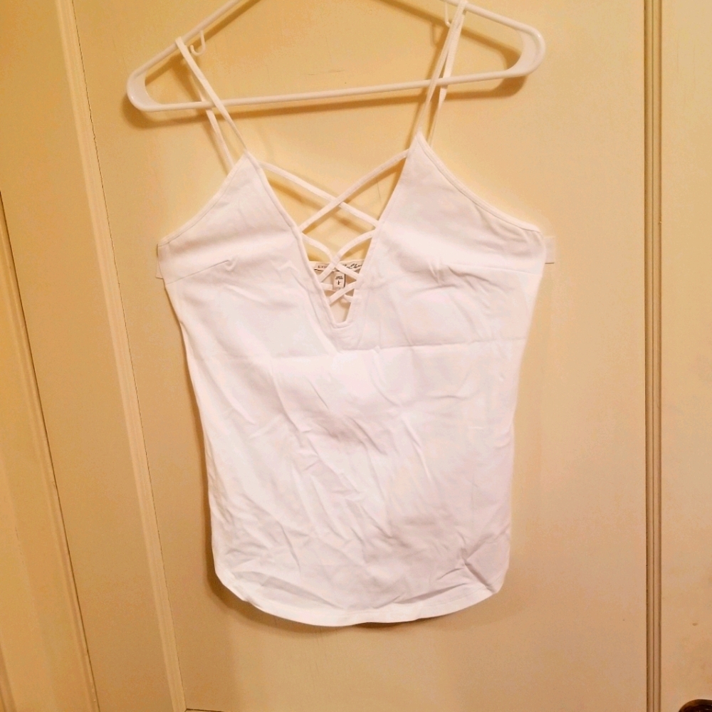 Sexy Cross Decolte Cami NEW!